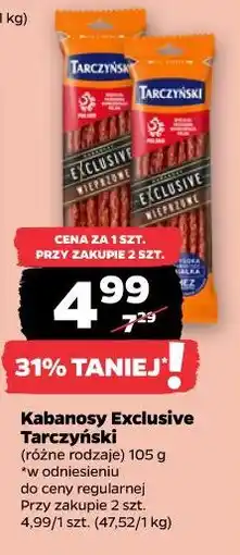 Netto Kabanosy Exclusive Tarczyński oferta