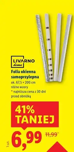 Lidl Folia okienna samoprzylepna oferta