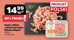 Netto Paski z fileta z piersi kurczaka Sztuka Mięsa oferta