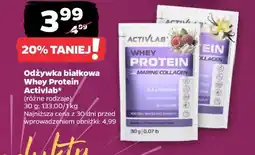 Netto Odżywka białkowa Whey Protein Activlab oferta