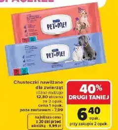 Carrefour Chusteczki dla zwierząt Septona Pet Me! oferta