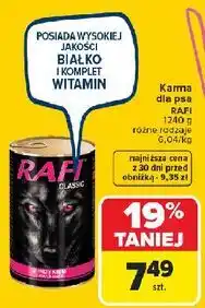 Carrefour Karma dla psa z indykiem i marchewką Rafi Classic oferta