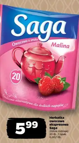 Netto Herbatka owocowa ekspresowa Saga oferta