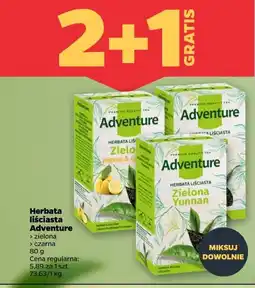 Netto Herbata liściasta Adventure zielona, czarna oferta