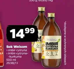 Netto Sok Welsom (imbir-cytryna/imbir-cytryna-kurkuma) oferta