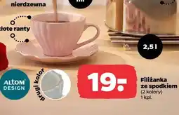 Netto Filiżanka ze spodkiem oferta