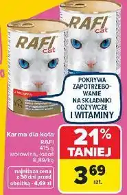Carrefour Karma dla kota z łososiem Rafi Cat oferta