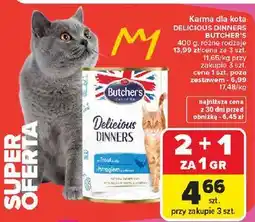 Carrefour Karma dla kota z pstrągiem Butcher's Delicious Dinners oferta