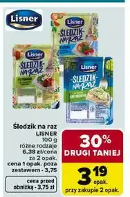 Carrefour Śledzi na raz po podlasku Lisner Śledzik Na Raz oferta