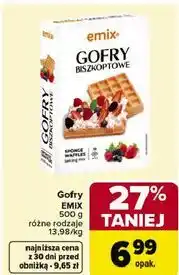 Carrefour Gofry biszkoptowe Emix oferta