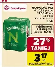 Carrefour Piwo Namysłów Pils oferta