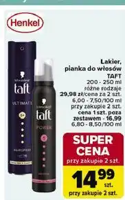 Carrefour Lakier do włosów Taft Ultimate oferta