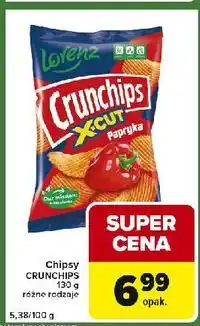 Carrefour Express Chipsy paprykowe Crunchips X-Cut oferta