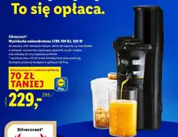 Lidl Silvercrest Wyciśkarka wolnoobrotowa S3BK 300 B3, 300 W oferta