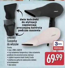 ALDI Suszarka do włosów Ambiano oferta