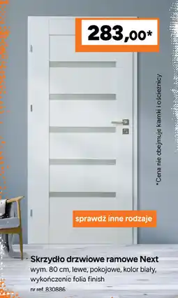 Bricoman Skrzydło drzwiowe ramowe Next oferta