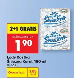 Biedronka Lody i sorbety familijne oferta