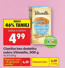 Biedronka Ciastka bez dodatku cukru oferta
