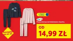 Lidl Piżama młodzieżowa Lupilu oferta