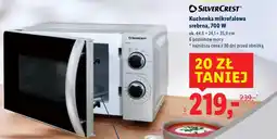 Lidl Kuchenka mikrofalowa SilverCrest oferta
