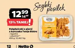 Netto Polędwiczki z kurczaka Twoje Bistro oferta