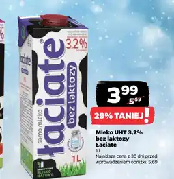 Netto Mleko bez laktozy Łaciate oferta