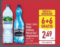 ALDI Woda mineralna Żywiec zdrój oferta