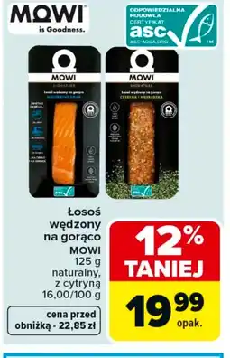 Carrefour Łosoś wędzony MOWI oferta