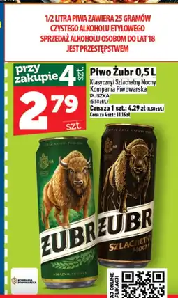 Topaz Piwo Żubr oferta