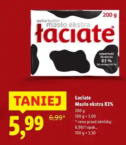 Lidl Masło Łaciate oferta