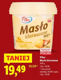 Lidl Masło klarowane Pilos oferta