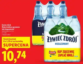 Lidl Woda źródlana Żywiec zdrój oferta