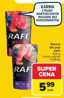 Carrefour Karma dla psa Rafi oferta
