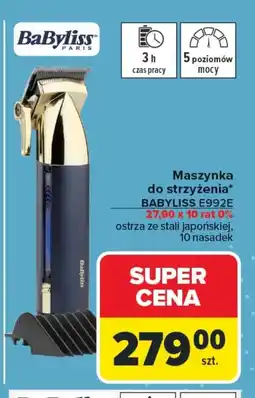 Carrefour Maszynka do strzyżenia Babyliss oferta