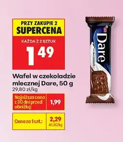 Biedronka Wafel w czekoladzie mlecznej oferta