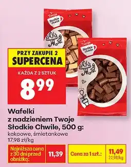 Biedronka Wafelki z nadzieniem kakaowe oferta