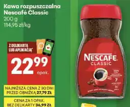 Delikatesy Centrum Kawa rozpuszczalna Nescafe Classic oferta