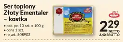 Makro Ser topiony Złoty Ementaler kostka Sebtop oferta