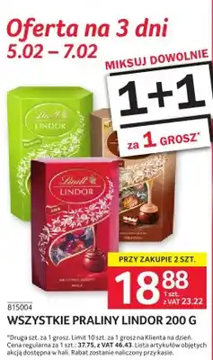 Selgros Praliny Lindt Lindor oferta