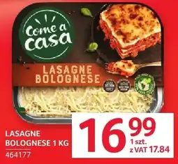 Selgros Lasagne bolognese Come a Casa oferta