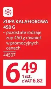 Selgros Zupa kalafiorowa 450g pozostałe rodzaje zup 450g również w promocyjnych cenach oferta
