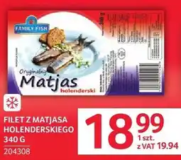 Selgros Filet z matjasa holenderskiego oferta