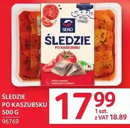 Selgros Śledzie po kaszubsku oferta