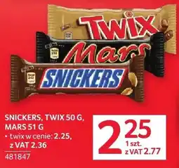 Selgros Batony Snickers, Twix, Mars oferta