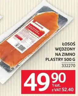 Selgros Łosoś wędzony na zimno plastry oferta