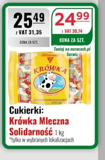 Eurocash Cukierki: Krówka Mleczna Solidarność oferta