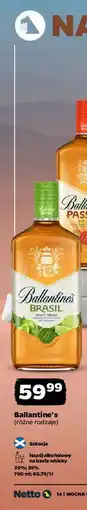 Netto Ballantine's (różne rodzaje) oferta