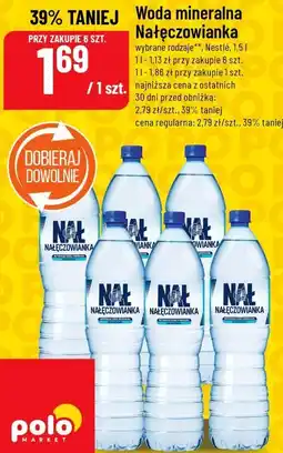 Polomarket Woda mineralna Nałęczowianka, Nestlé oferta