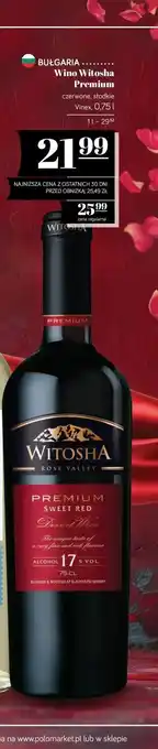 Wino Witosha Premium (red, sweet, 0.75L)