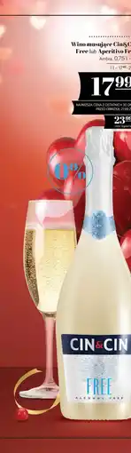 Polomarket Wino musujące Cin&Cin Free oferta